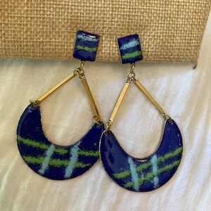 Vintage Clip on Dangle Earrings‎